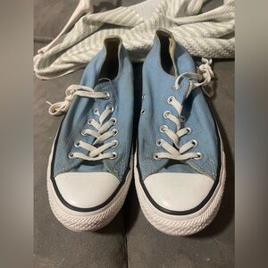 Light Blue Converse Size 10